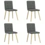 Sillas de comedor giratorias 4 unidades tela gris oscuro de , Sillas de comedor - Ref: Foro24-3315169, Precio: 193,13 €, Desc...