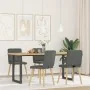 Sillas de comedor giratorias 4 unidades tela gris oscuro de , Sillas de comedor - Ref: Foro24-3315169, Precio: 193,13 €, Desc...