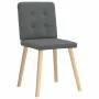 Sillas de comedor giratorias 4 unidades tela gris oscuro de , Sillas de comedor - Ref: Foro24-3315169, Precio: 193,13 €, Desc...