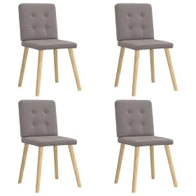 Sillas de comedor 4 unidades tela taupe by , dining chairs - Ref: Foro24-3315174, Price: 193,14 €, Discount: %