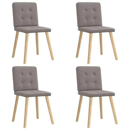 Sillas de comedor 4 unidades tela taupe by , dining chairs - Ref: Foro24-3315174, Price: 193,14 €, Discount: %