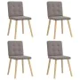 Sillas de comedor 4 unidades tela taupe by , dining chairs - Ref: Foro24-3315174, Price: 193,14 €, Discount: %