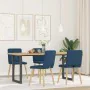 Sillas de comedor 4 unidades tela azul von , Essstühle - Ref: Foro24-3315176, Preis: 193,14 €, Rabatt: %