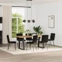 Silla de comedor 6 unidades terciopelo negro von , Essstühle - Ref: Foro24-3315433, Preis: 241,49 €, Rabatt: %