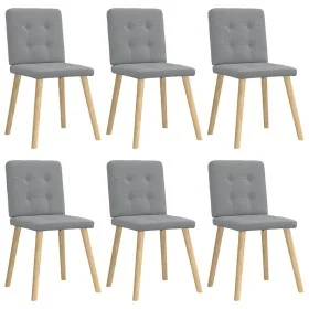 Sillas de comedor 6 unidades de tela gris claro von , Essstühle - Ref: Foro24-3315438, Preis: 288,54 €, Rabatt: %