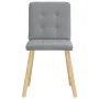 Sillas de comedor 6 unidades de tela gris claro von , Essstühle - Ref: Foro24-3315438, Preis: 288,52 €, Rabatt: %