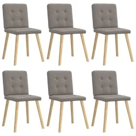 Sillas de comedor 6 unidades de tela gris taupe von , Essstühle - Ref: Foro24-3315444, Preis: 288,54 €, Rabatt: %