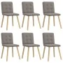Sillas de comedor 6 unidades de tela gris taupe de , Sillas de comedor - Ref: Foro24-3315444, Precio: 288,52 €, Descuento: %
