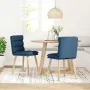 Sillas de comedor 2 unidades tela azul by , dining chairs - Ref: Foro24-4101301, Price: 110,94 €, Discount: %