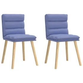 Sillas de comedor 2 uds tela azul jeans von , Essstühle - Ref: Foro24-4101303, Preis: 109,95 €, Rabatt: %
