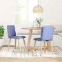 Sillas de comedor 2 uds tela azul jeans by , dining chairs - Ref: Foro24-4101265, Price: 109,08 €, Discount: %