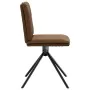 Silla de comedor cuero sintético marrón de , Sillas de comedor - Ref: Foro24-4101278, Precio: 114,64 €, Descuento: %