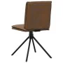Silla de comedor cuero sintético marrón de , Sillas de comedor - Ref: Foro24-4101278, Precio: 114,64 €, Descuento: %