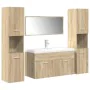 Juego de muebles de baño 5 pzas madera ingeniería roble Sonoma by , Bathroom furniture - Ref: Foro24-3325031, Price: 388,28 €...