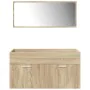 Juego de muebles de baño 5 pzas madera ingeniería roble Sonoma by , Bathroom furniture - Ref: Foro24-3325031, Price: 388,28 €...