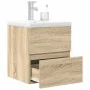 Set de muebles de baño 2 pzas madera contrachapada roble Sonoma von , Badezimmermöbel - Ref: Foro24-3325038, Preis: 159,88 €,...