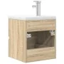 Set de muebles de baño 2 pzas madera contrachapada roble Sonoma von , Badezimmermöbel - Ref: Foro24-3325038, Preis: 159,88 €,...