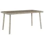 Mesa centro jardín rectangular gris claro 80x40x37cm von , Gartentische - Ref: Foro24-4104059, Preis: 40,05 €, Rabatt: %