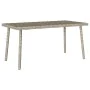Mesa centro jardín rectangular gris claro 80x40x37cm von , Gartentische - Ref: Foro24-4104059, Preis: 40,05 €, Rabatt: %