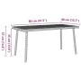 Mesa centro jardín rectangular gris claro 80x40x37cm von , Gartentische - Ref: Foro24-4104059, Preis: 40,05 €, Rabatt: %