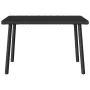 Mesa centro jardín rectangular negra 60x40x37cm ratán sintético by , Garden tables - Ref: Foro24-4104050, Price: 31,58 €, Dis...