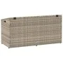 Caja almacenaje jardín ratán sintético gris claro 110x50x58 cm by , Outdoor storage boxes - Ref: Foro24-4104073, Price: 115,5...