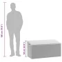 Caja almacenaje jardín ratán sintético gris claro 110x50x58 cm by , Outdoor storage boxes - Ref: Foro24-4104073, Price: 115,5...