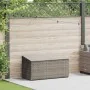 Caja de almacenaje de jardín ratán sintético gris 110x50x58 cm by , Outdoor storage boxes - Ref: Foro24-4104071, Price: 113,5...