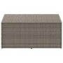 Caja de almacenaje de jardín ratán sintético gris 110x50x58 cm by , Outdoor storage boxes - Ref: Foro24-4104071, Price: 113,5...