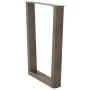 Patas para mesa de comedor en forma de V 2 uds acero natural by , Table legs - Ref: Foro24-4012643, Price: 88,37 €, Discount: %