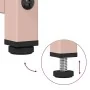 Mesita de noche de acero laminado en frío rosa 36x39x60,5 cm von , Nachttische - Ref: Foro24-853327, Preis: 51,57 €, Rabatt: %