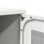 Mesita de noche de acero laminado en frío blanco 36x39x60,5 cm de , Mesitas de noche - Ref: Foro24-853331, Precio: 51,57 €, D...