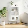 Aparador de acero blanco 68x39x123 cm by , Sideboards - Ref: Foro24-853373, Price: 111,17 €, Discount: %