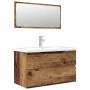 Juego de muebles de baño 3 piezas madera ingeniería envejecida by , Bathroom furniture - Ref: Foro24-3328939, Price: 259,34 €...