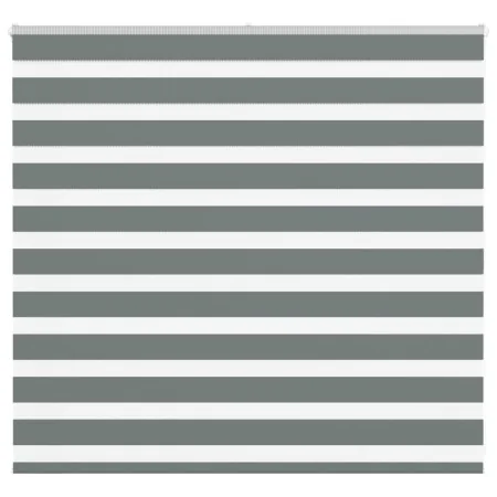 Estor cebra gris oscuro tejido ancho 160,9 cm poliéster by , Blinds and blinds - Ref: Foro24-4014118, Price: 36,17 €, Discoun...