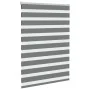 Estor cebra gris oscuro 100x100cm tejido ancho 95,9cm poliéster de , Persianas y estores - Ref: Foro24-4014105, Precio: 21,78...
