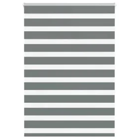 Estor cebra gris oscuro tejido ancho 100,9 cm poliéster by , Blinds and blinds - Ref: Foro24-4014132, Price: 26,81 €, Discoun...