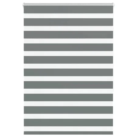 Estor cebra gris oscuro tejido ancho 100,9 cm poliéster by , Blinds and blinds - Ref: Foro24-4014132, Price: 26,81 €, Discoun...