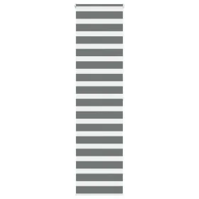 Estor cebra gris oscuro 70x200cm tejido ancho 65,9 cm poliéster by , Blinds and blinds - Ref: Foro24-4014151, Price: 26,39 €,...