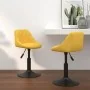 Sillas de comedor giratorias 2 uds terciopelo amarillo mostaza von , Essstühle - Ref: Foro24-335334, Preis: 120,60 €, Rabatt: %