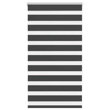 Estor cebra negro 70x150 cm tejido ancho 65,9 cm poliéster by , Blinds and blinds - Ref: Foro24-4014229, Price: 29,45 €, Disc...