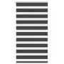 Estor cebra negro 70x150 cm tejido ancho 65,9 cm poliéster by , Blinds and blinds - Ref: Foro24-4014229, Price: 29,45 €, Disc...