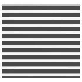 Estor cebra negro 165x100 cm tejido ancho 160,9 cm poliéster by , Blinds and blinds - Ref: Foro24-4014222, Price: 29,57 €, Di...