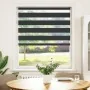 Estor cebra negro 105x150 cm tejido ancho 100,9 cm poliéster von , Jalousien und Jalousien - Ref: Foro24-4014236, Preis: 21,8...