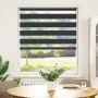 Estor cebra negro 95x150 cm tejido ancho 90,9 cm poliéster von , Jalousien und Jalousien - Ref: Foro24-4014234, Preis: 27,44 ...