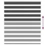 Estor cebra negro 130x100 cm tejido ancho 125,9 cm poliéster de , Persianas y estores - Ref: Foro24-4014215, Precio: 23,15 €,...