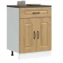 Mueble bajo de cocina Kalmar roble artesanal madera ingeniería by , Kitchen cabinets - Ref: Foro24-853496, Price: 89,18 €, Di...