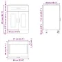 Mueble bajo de cocina Kalmar roble artesanal madera ingeniería by , Kitchen cabinets - Ref: Foro24-853496, Price: 89,18 €, Di...