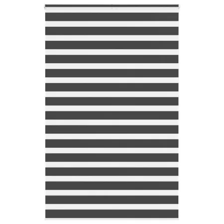 Estor cebra negro 150x230 cm tejido ancho 145,9 cm poliéster by , Blinds and blinds - Ref: Foro24-4014297, Price: 36,98 €, Di...