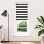 Estor cebra negro 80x230 cm tejido ancho 75,9 cm poliéster by , Blinds and blinds - Ref: Foro24-4014283, Price: 27,60 €, Disc...